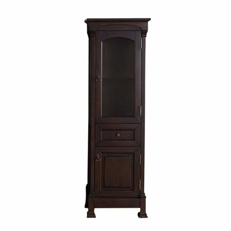 JAMES MARTIN VANITIES Brookfield Linen Cabinet, Burnished Mahogany 147-114-5066